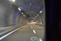 We went through 16 tunnels on the way to San Sebastian.