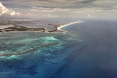 The Yucatan coastline.